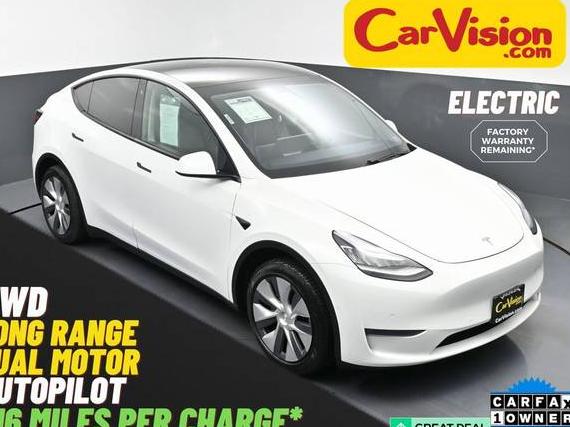 TESLA MODEL Y 2020 5YJYGDEE2LF050155 image